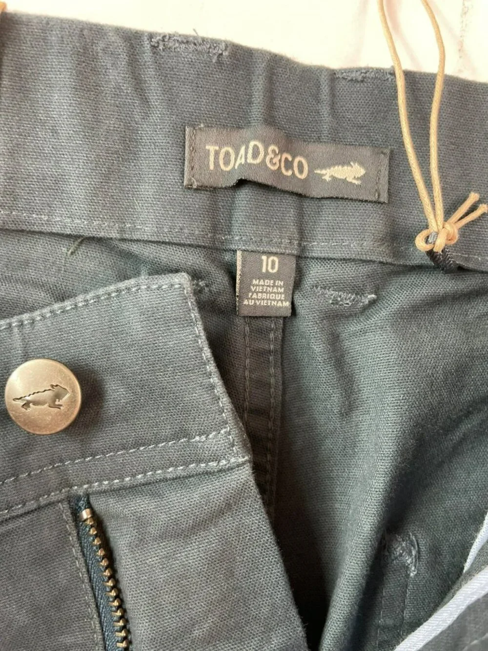Toad & Co Adventure Ready Khaki Pants Women's Sz 10 NWT - Picture 6 of 9